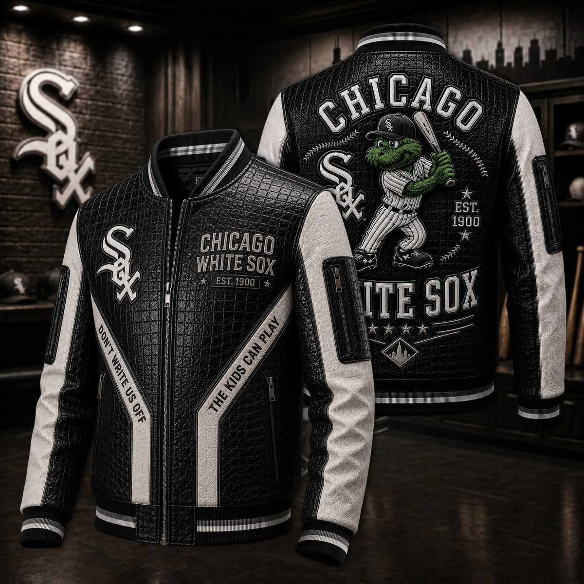 Premium CWS Leather Zipper Jacket TTMH