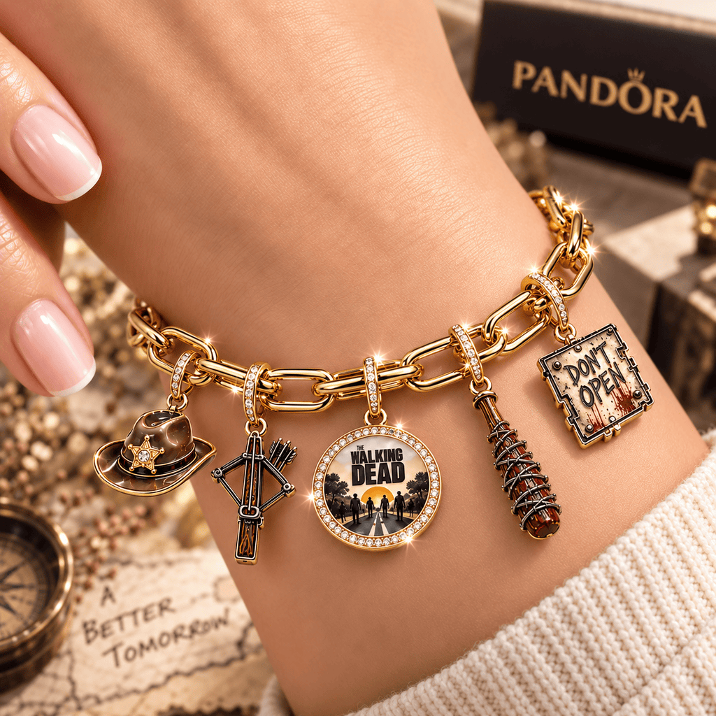 TWKD Gold Charm Bracelet Set BMD