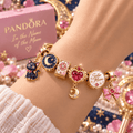 SLM Gold Charm Bracelet Set TTN
