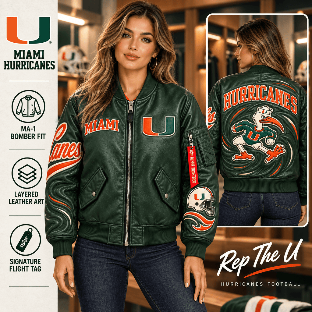 Premium MHC Bomber Leather Jacket NHVH