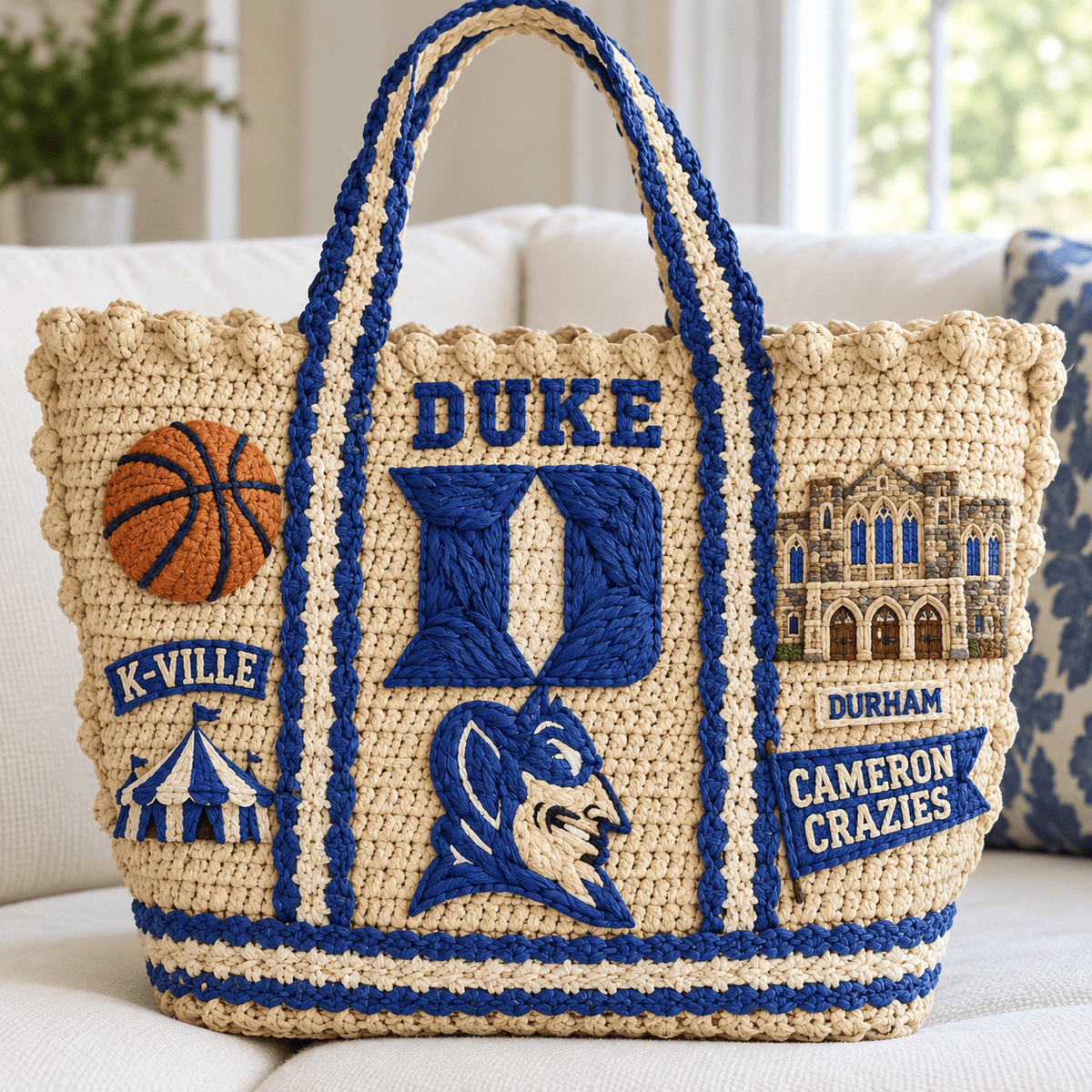 DBD Straw-Style Embellished Tote Bag HTTT