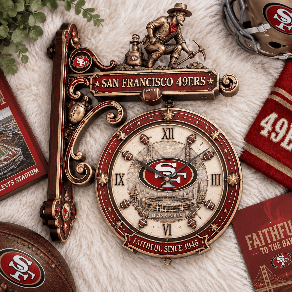SF49 Premium Illuminating Collector Wall Clock LNTH