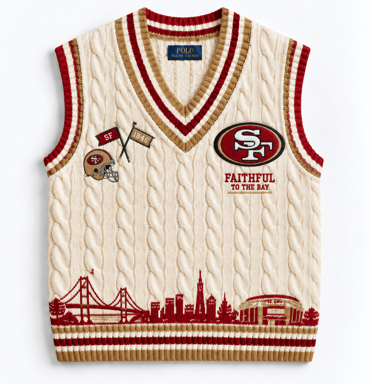 SF49 Premium Heritage Sweater Vest NTNA