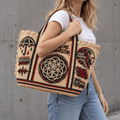 BMTH Straw-Style Embellished Tote Bag DNBN