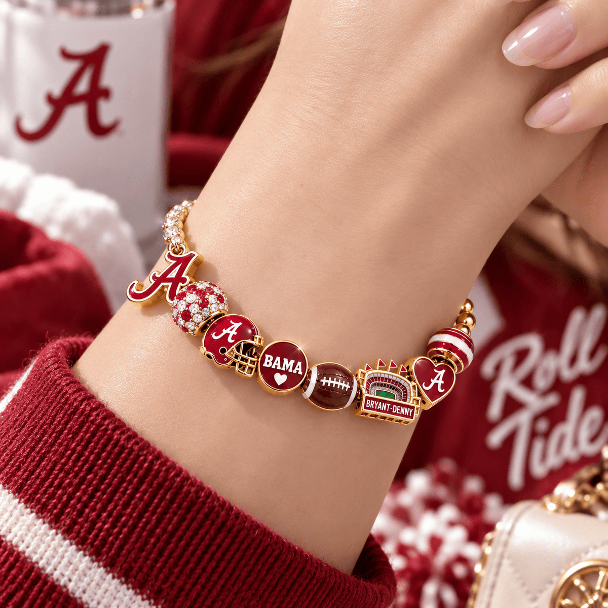 ACT Gold Charm Bracelet Set BMD