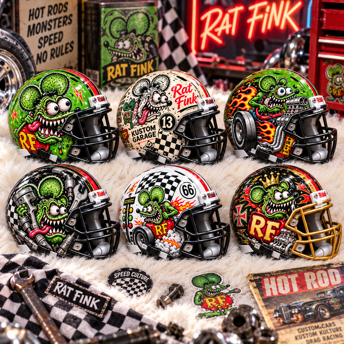 Premium RFK Mini Helmet Collection TTNL