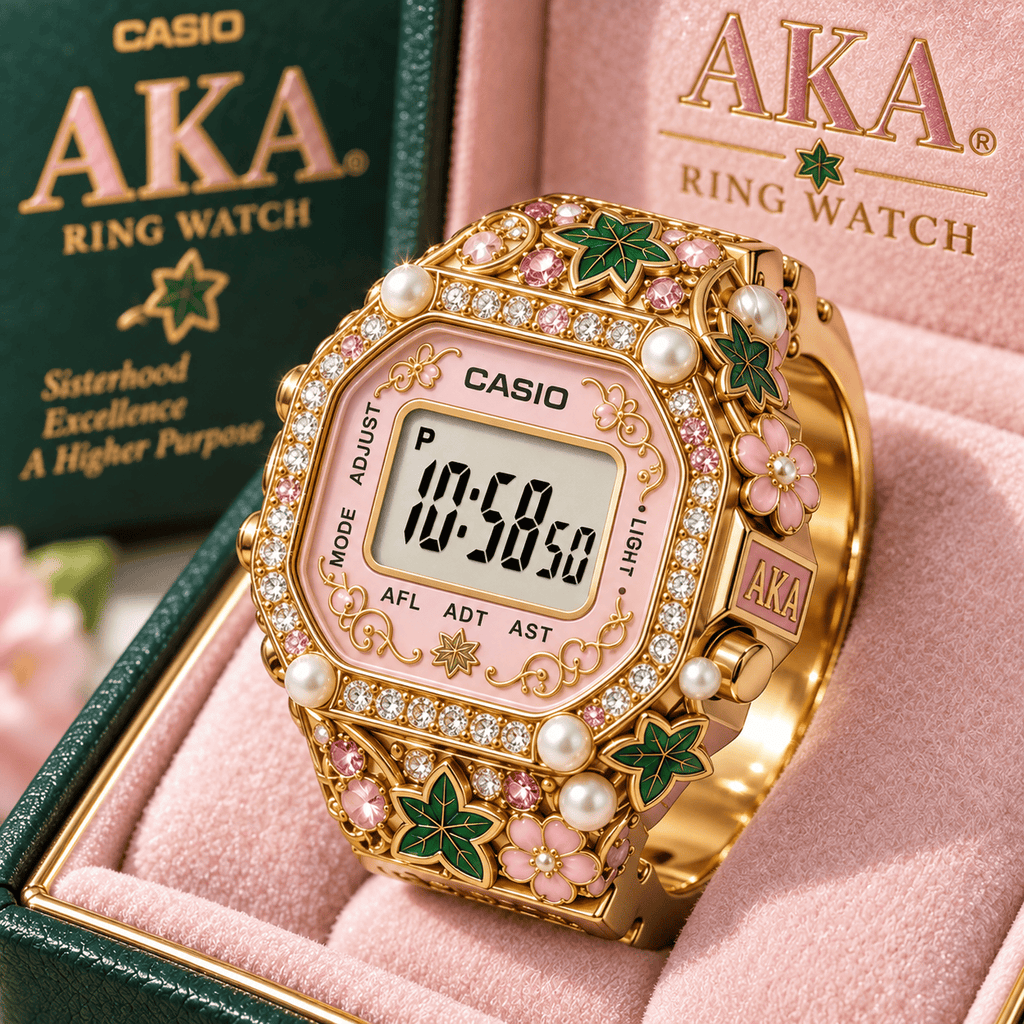 AKA Premium Gold Ring Watch LNTH