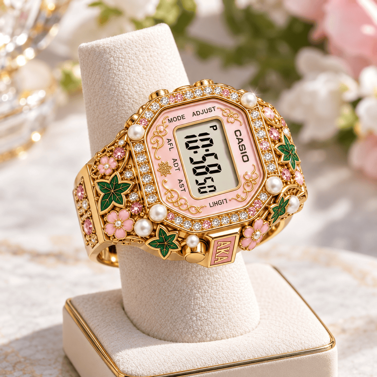 AKA Premium Gold Ring Watch LNTH