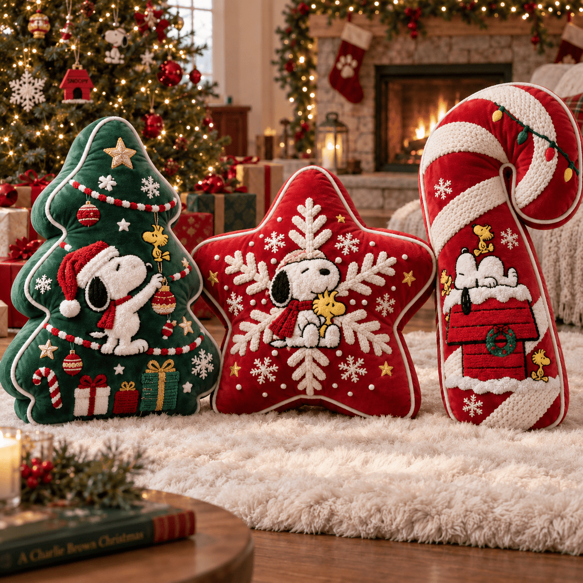 SNPY Christmas Tree Base Pillow Set HTTT