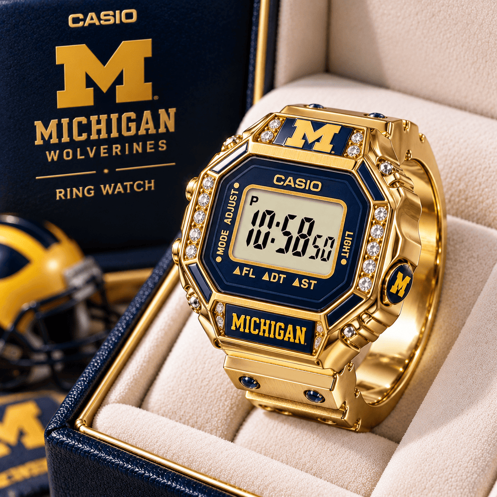 MWR Premium Gold Ring Watch LNTH