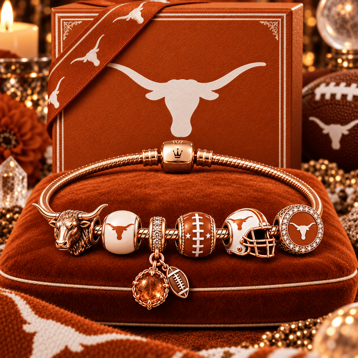 TLH Gold Charm Bracelet Set PNPA