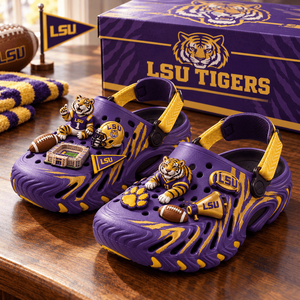 LSU Premium Echo Clogs PTKL