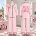 MWR Women’s Premium Signature Satin Pajama Set NTNA