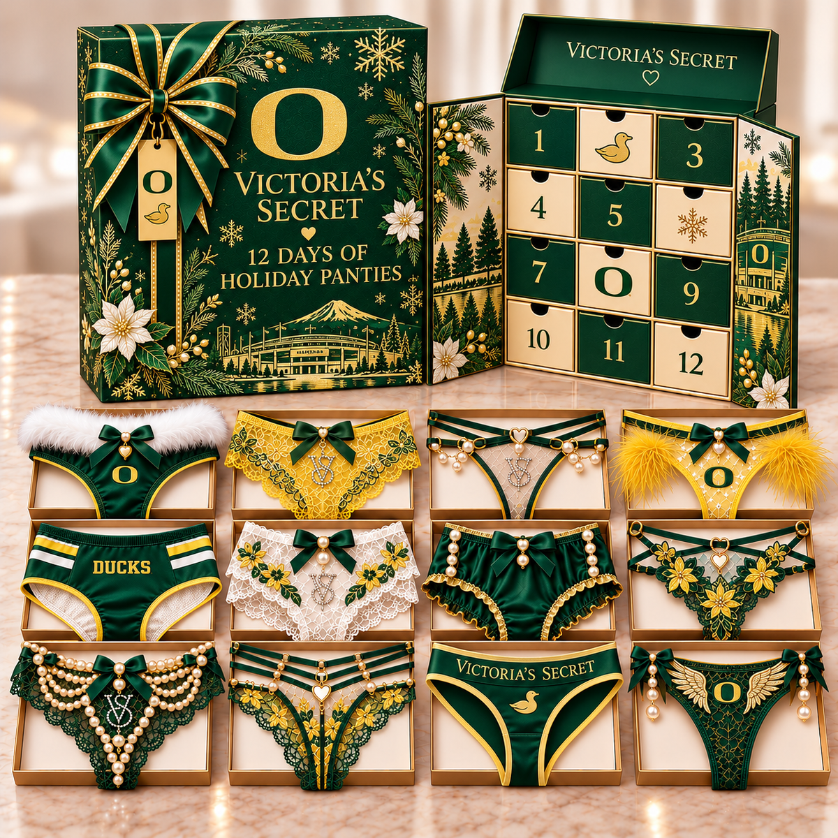 ORD 12 Days of Holiday Panties Advent Calendar BMD