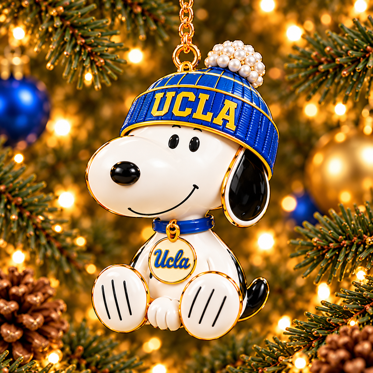 UCLA Christmas Ornament PNPA