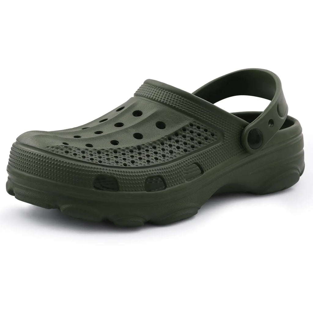 Gacimy Men Clogs Slippers Summer EVA Garden Shoes Classic Outdoor Antiskid Sole Beach Slides Unisex Comfort House Clogs Sanadals
