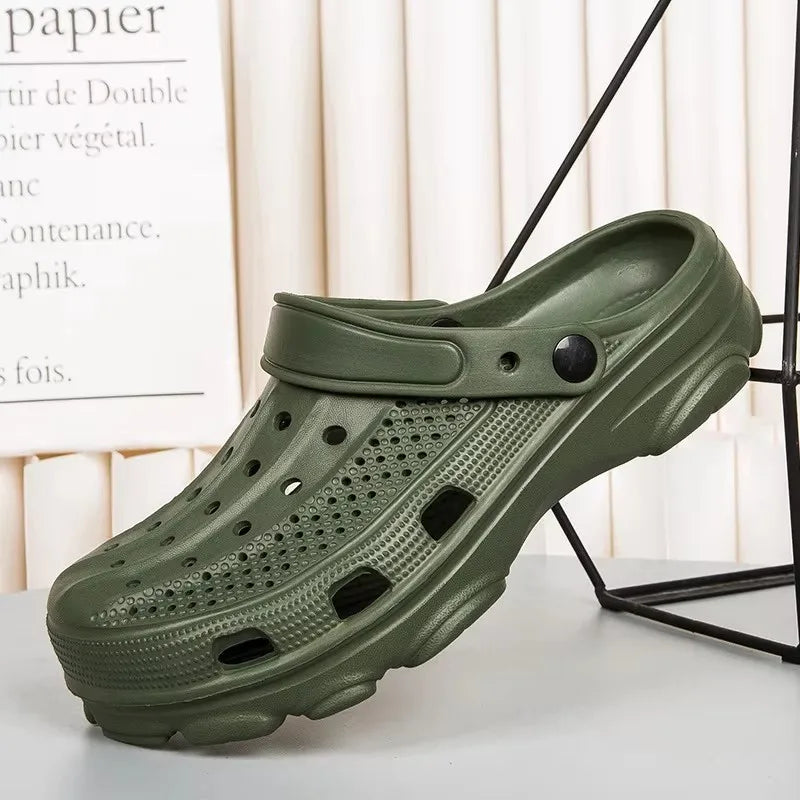 Gacimy Men Clogs Slippers Summer EVA Garden Shoes Classic Outdoor Antiskid Sole Beach Slides Unisex Comfort House Clogs Sanadals